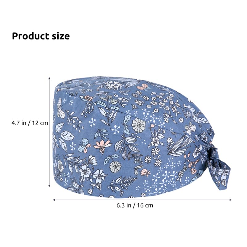 Cappello Chirurgico Stampato Regolabile in Cotone Traspirante per Sala Operatoria
