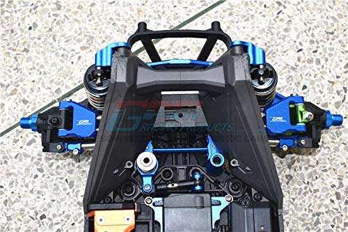 Traxxas 1/10 Maxx 4WD Monster Truck Upgrade Parts Stainless Steel+ Aluminium Supporting Mount With Front / Rear Upper Arms - 14Pc Set Silver