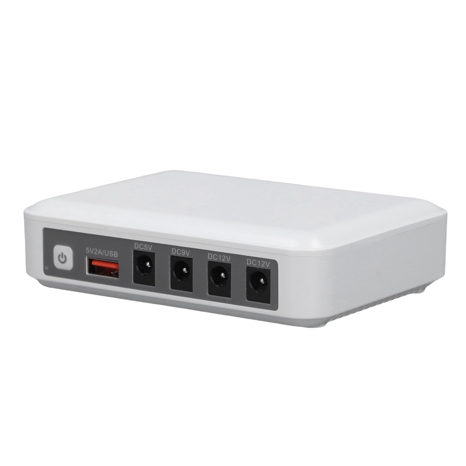 Mini UPS Onduleur 6000mAH de Grande Capacité USB 5V DC 5V 9V 12V Sortie Multiples Gardes Router UPS Alimentation de Secours Modem de Sécurité Caméra de Sécurité Alimentation (Prise UE)