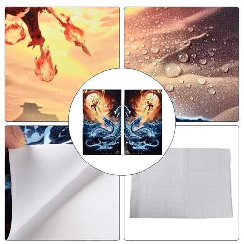Image of Blueshyhall 2PCS Car B-Pillar Vinyl Decals, Ne Zha Mo Tong Nao Hai Personalized Vehicle Door Pillar Sticker, Waterproof Sun Protection Scratch Cover