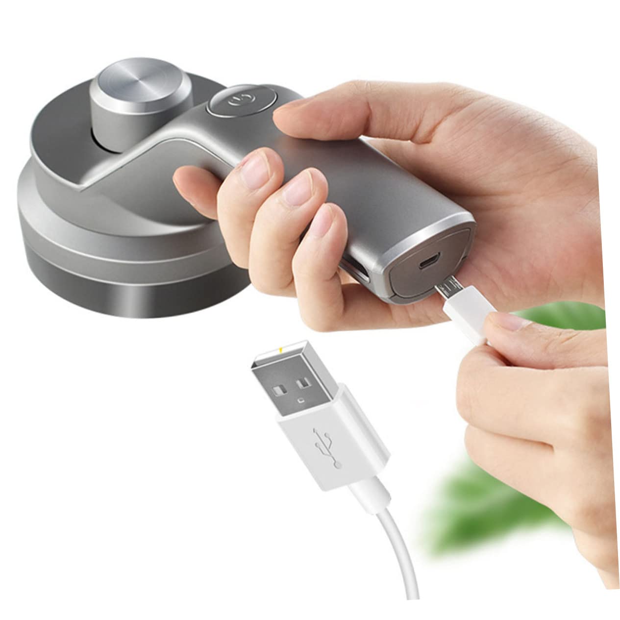 Wiederaufladbarer Textilrasierer aus Abs mit USB Ladefunktion