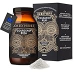 Ancient + Brave - True Collagen -100% Péptidos de Colágeno Hidrolizado en Polvo, 200 g - Colágeno Bovino Puro Alimentado de Pastos - Alto en Proteínas, Ideal Ayuno y Keto - Piel, Cabello y Uñas