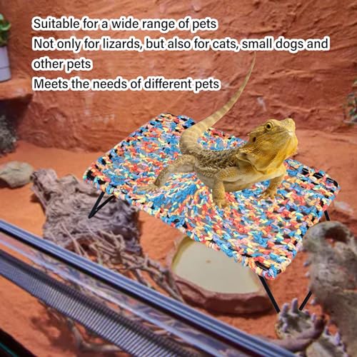 Cama de espreguiçadeira de répteis Cama de pequeno animal portátil dobrável portátil para cachorrinh