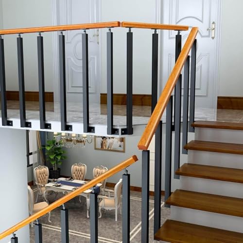 Husillos de barandilla de metal ajustables para barandilla de escalera interior 8