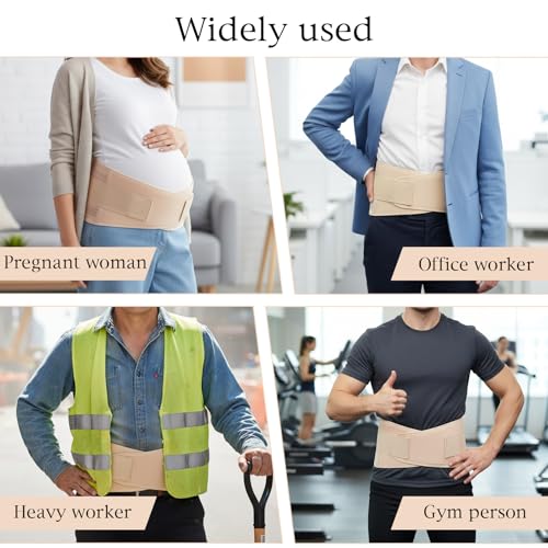 Faja lumbar ajustable y transpirable talla M para dolor ciático miniatura 3
