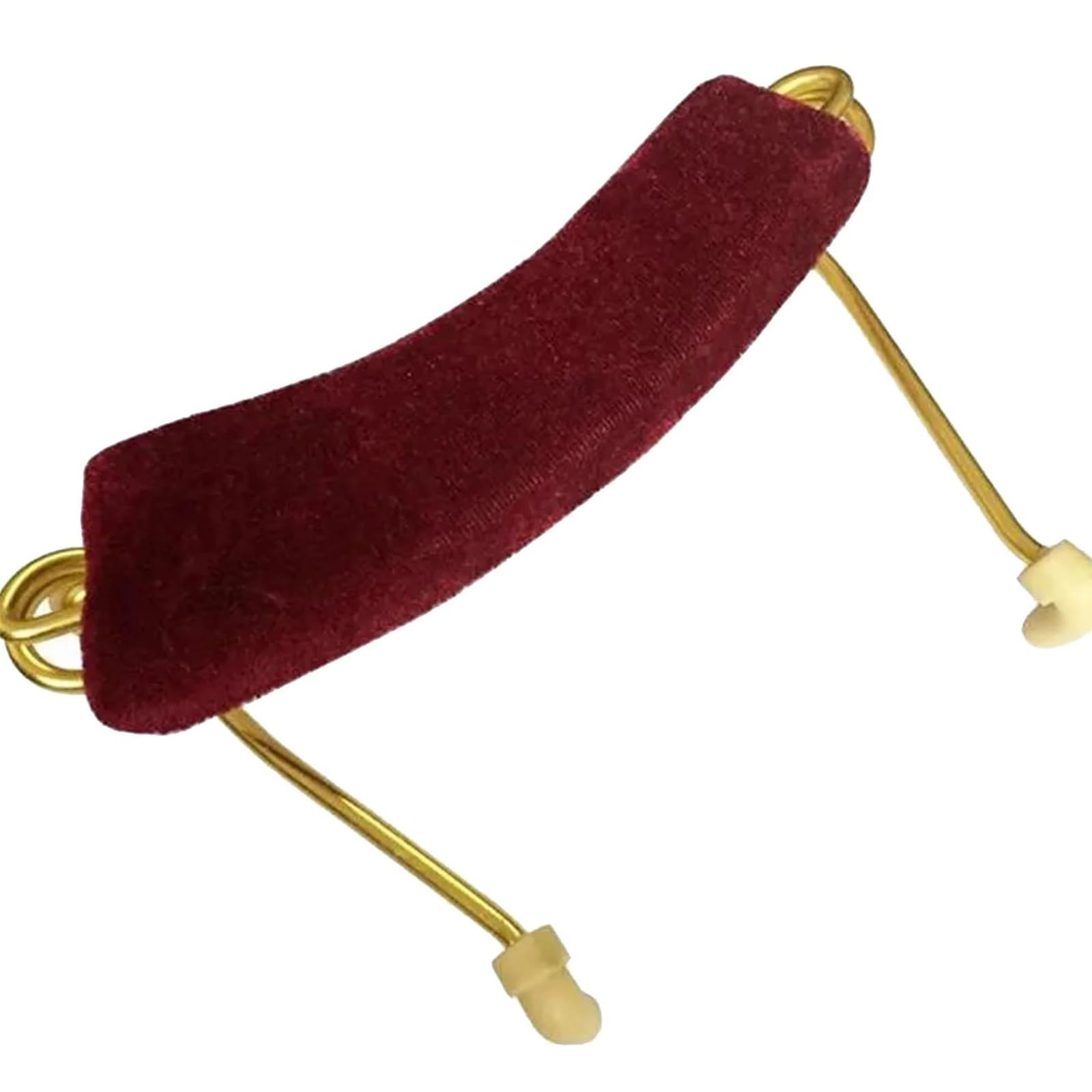 Faltbare Geigenschulterstützen Für Anfänger Violine Schulterstütze | 4/4 3/4 1/2 1/4 Stützhalterung, weiches, buntes Flanell, einfach zu verwenden(Red 1-4)