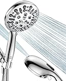 JDO High Pressure Shower Head, 8 Modes Shower Head with Handheld, Built-in Power Wash to Clean Tub, Tile & Pets, 4.7' Detachable Showerhead with 71 Inches Extra Long Hose