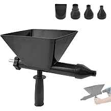 Electric Mortar Grout Gun, Cement Grouting Machine, Plastic Cement Caulking Gun, Electric Jointing Gun with 4 Detachable Nozzles for Pointing, Mortar Joints, Bricks, Walls, and Floors
