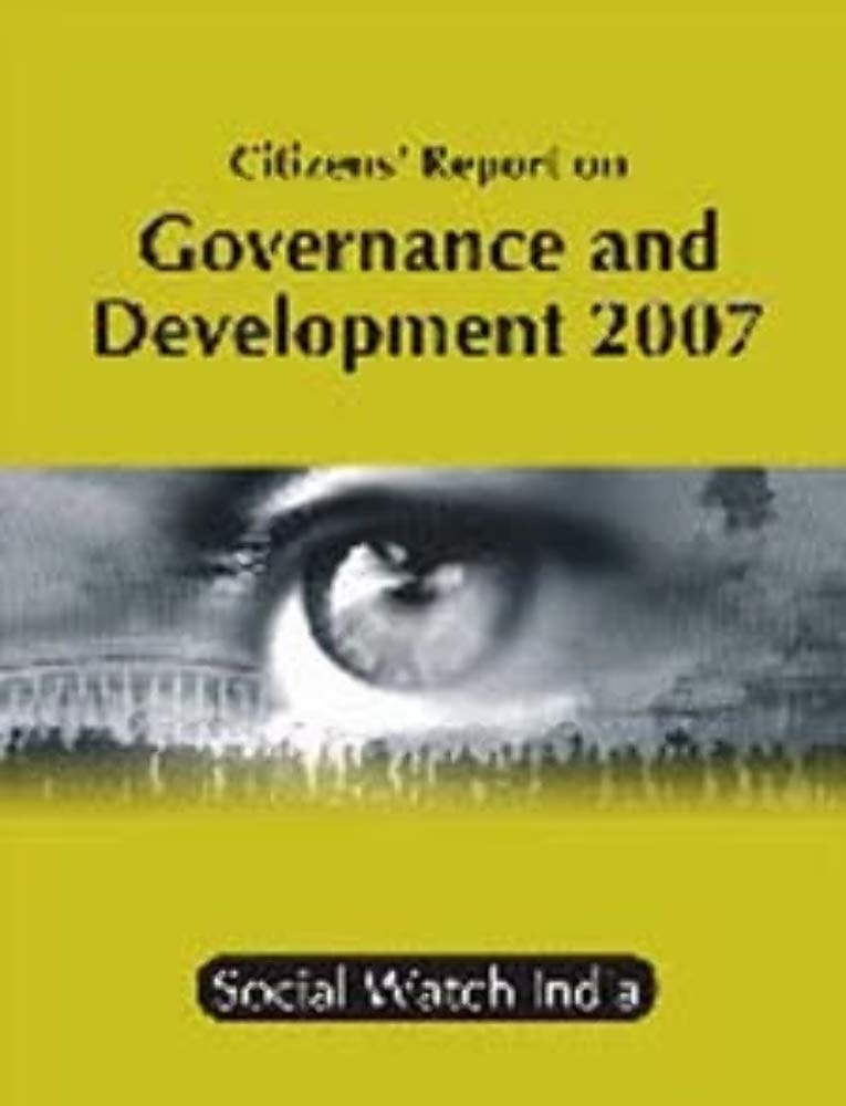 Buy Citizens′ Report on Governance and Development 2007 — BookShops.in
