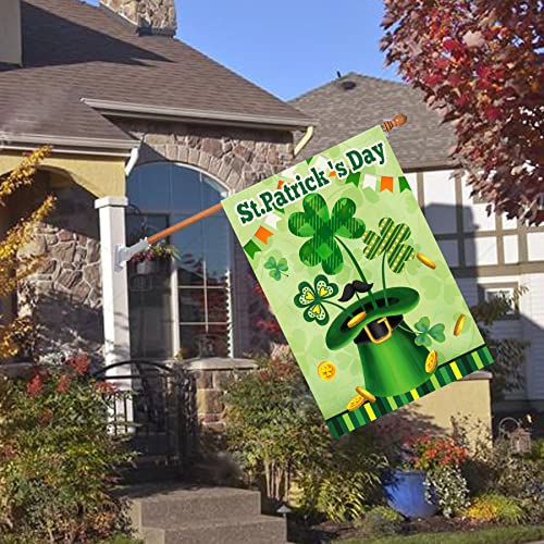 Flagmax FMW0119 St Patrick'S Day Flag,Shamrock St Patricks Flag 28 X 40 Inch Clover House Flag thumb #2