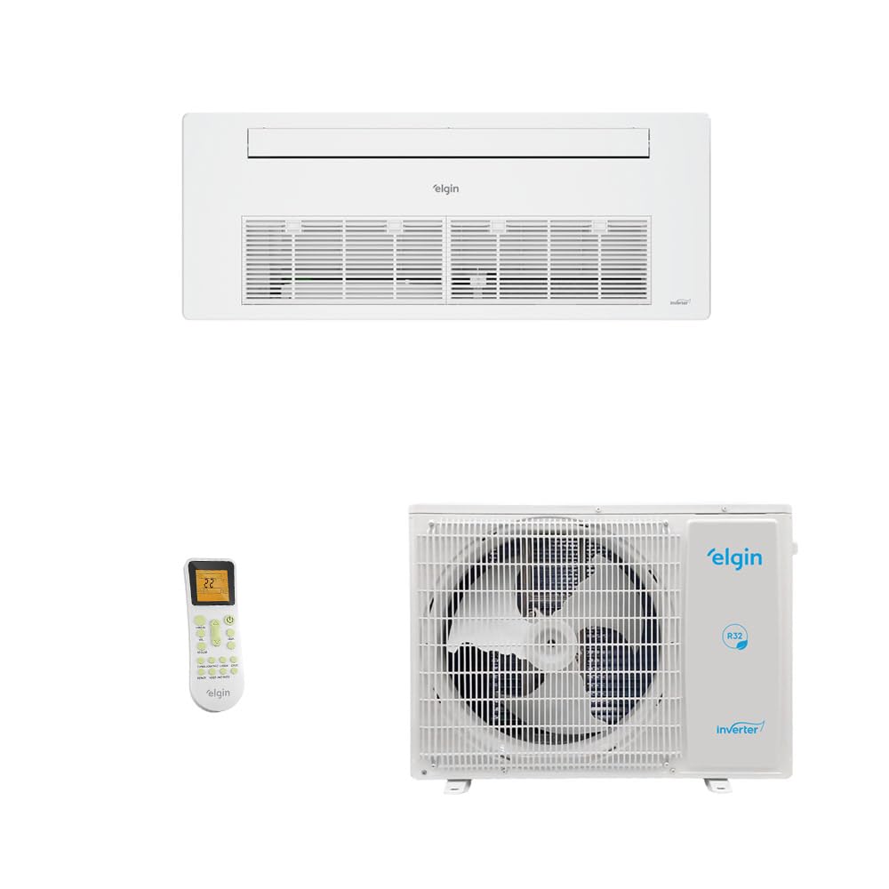 Ar Condicionado Cassete 1 Via Elgin One Air Inverter 18000 BTUs Quente e Frio 220V