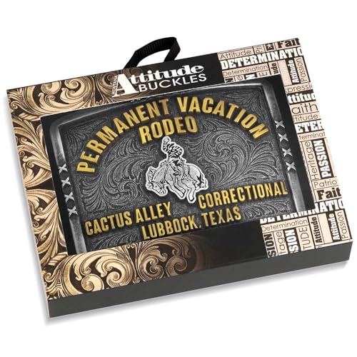 Image of Montana Silversmiths Officially Licensed Cactus Alley Hat Co. Western Lifestyle Belt Buckle