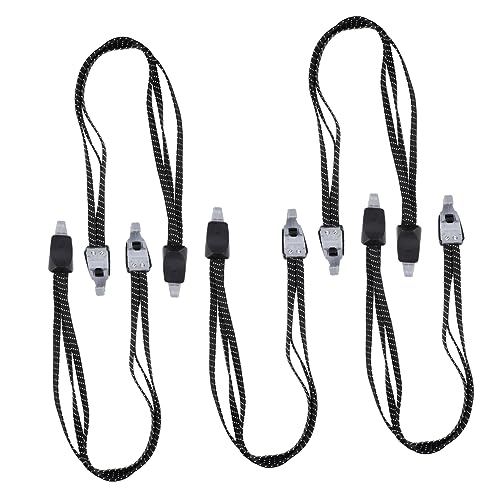 CALLARON Top Tube Bag Cycling Bike Luggage Straps White Bungee Cord Hooks Cargo Tie Down