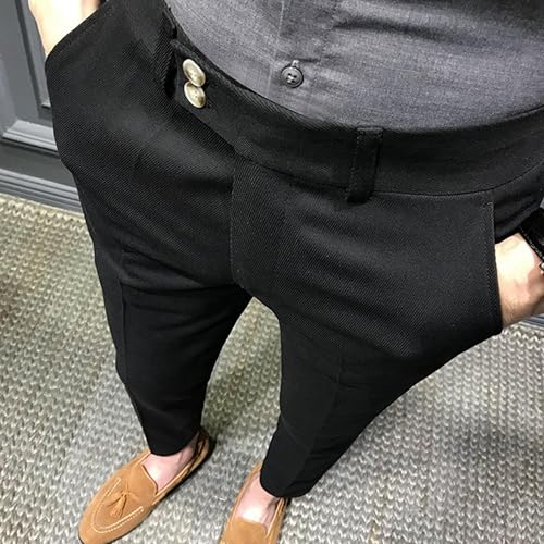 Men Casual Straight Business Trousers Men Classic Fit Stretch Formal Pants Mens Dress Pants Slim Fit Pants2