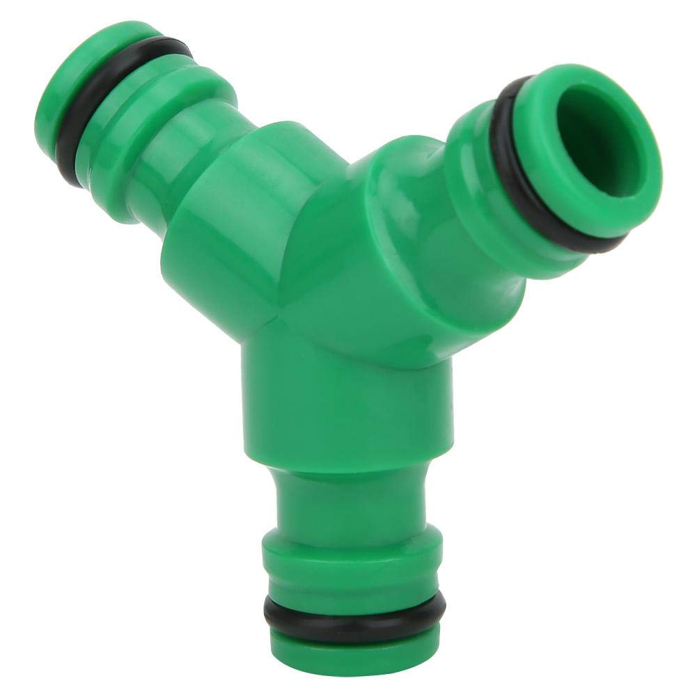 Acoplamiento de manguera de agua de acoplamiento de 3 vías, acoplador de adaptador de conector Y de 10 piezas, adecuado para espacios verdes públicos, jardinería doméstica, antioxidante, resistente