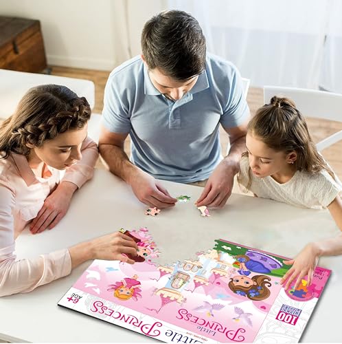 Image of Ankit Toys & Games 100-Piece Jigsaw Puzzle for Kids, Educational, Develops Motor Skills & Cognitive Learning (Little Princess)