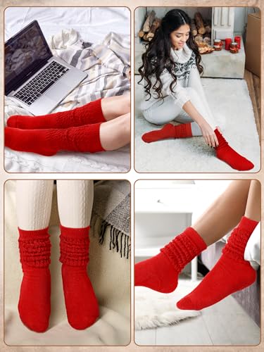 Slouch Slouchy Socks Pack Knee High Scrunch 80s 90s Stacked Boot Socks2