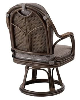 o*i様 籐（ラタン）の回転椅子 Amazon｜ラタン回転チェア 籐椅子 籐イス ラタンチェア あぐら