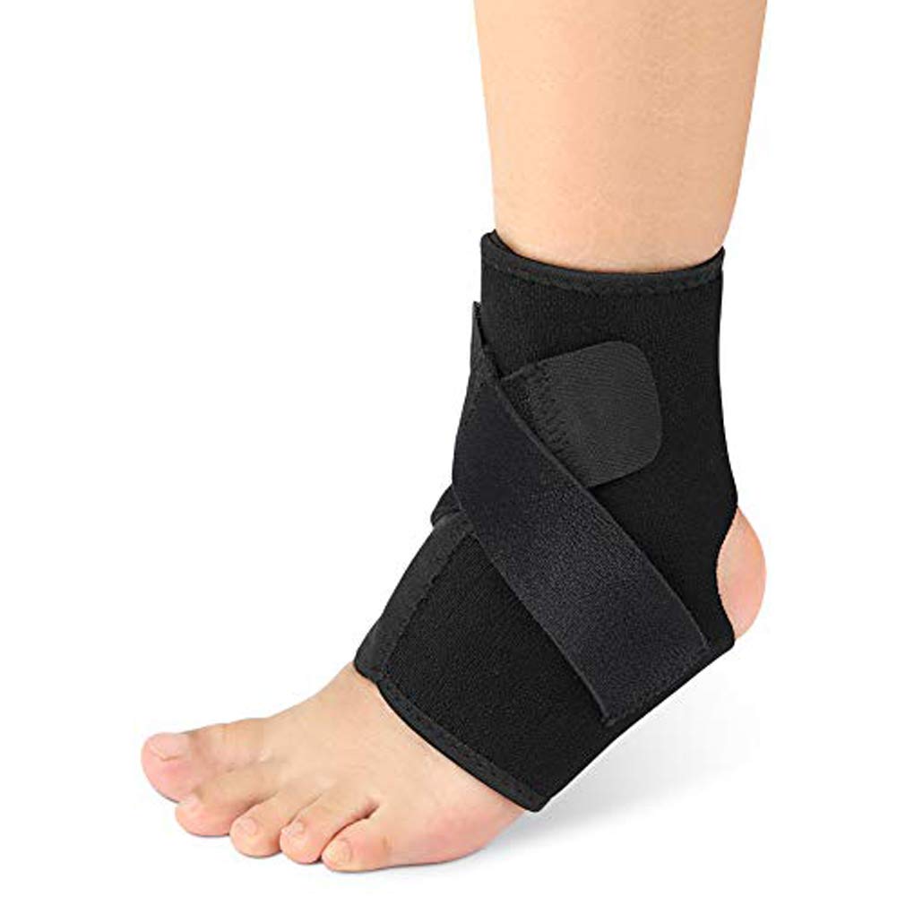 Ankle Brace Support Strength Stabilize for Men and Women, Adjustable Neoprene Thin Compression Foot Wrap Brace for Ankle Sprain, Arthritis, Strain, Fatigue 1 Piece