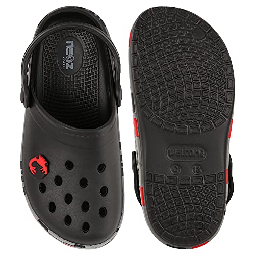 Image of URJO Splash Kid's Clogs /Sandals with Adjustable Back Strap Ultra Soft & Flexibility Anti Skid Comfortable Waterproof Daily Mules Clogs /Sandals Boy's & Girl's