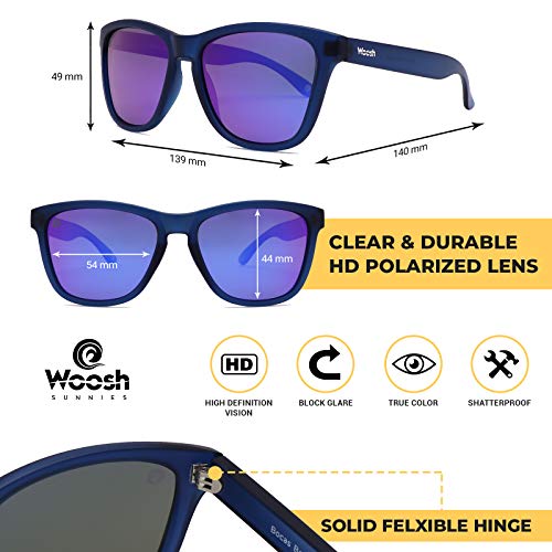 Image of Woosh Polarized Lightweight Sunglasses for Men and Women -Unisex Sunnies for Fishing Beach Running Sports and Outdoors