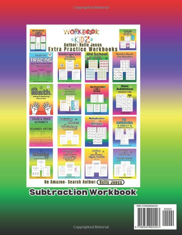 2nd Grade Subtraction Mastering Workbook: Subtraction/Borrowing/Regrouping Workbook for kids ages 6-8 in 2nd Grade using different Methods to Subtract - Image 2