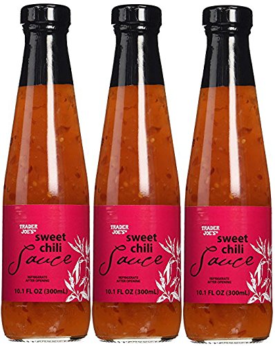 Trader Joe's Salsa de chile dulce, botellas de 10.1 onzas (paquete de 3)