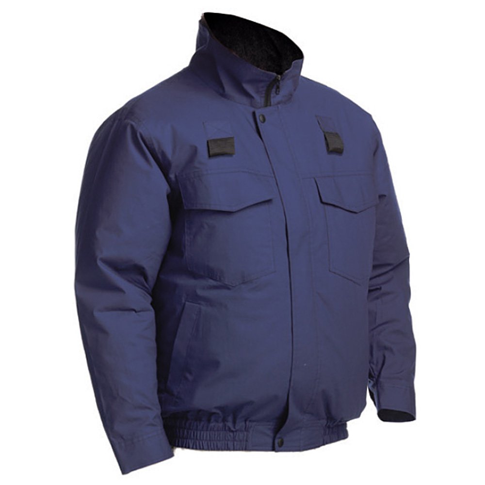 Amazon.co.jp: リンクサス(Linxas) 長袖ワークブルゾン 綿100% ブルー