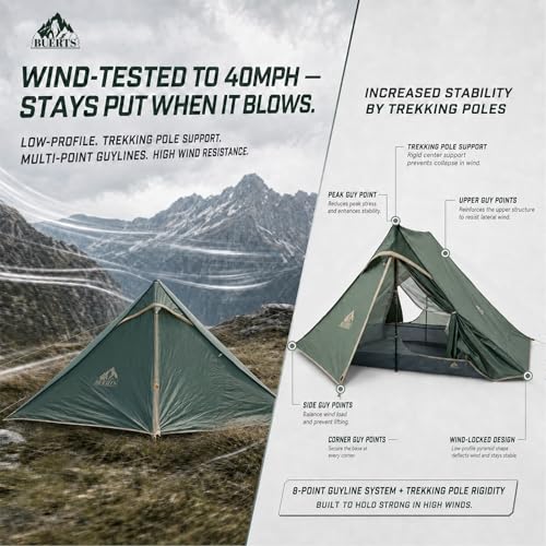 Carpa ultraligera para trekking 1 o 2 personas miniatura 3