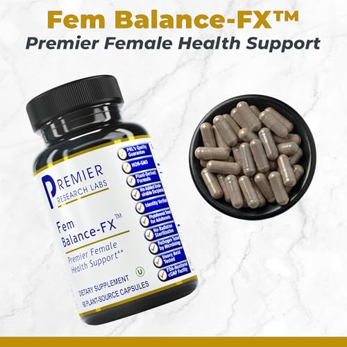 Premier Research Labs Fem Balance FX- Chasteberry Supplement for Women Hormone Balance Support, Chaste Tree Supplement w/Organic Chasteberry Extract, Natural Support for Women- 60 Vegetarian Capsules - Image 3