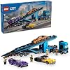 Juguete de construcción LEGO City Camión transportador de autos con autos deportivos - Juguete de camión semirremolque con transportador y remolque para niños y niñas, mayores de 7 años - Idea de regalo para niños - 60408 2