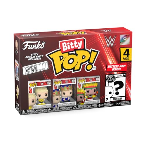 WWE Pack 4 figurines Bitty POP! Dusty Rhodes 2 5 cm - vue 8