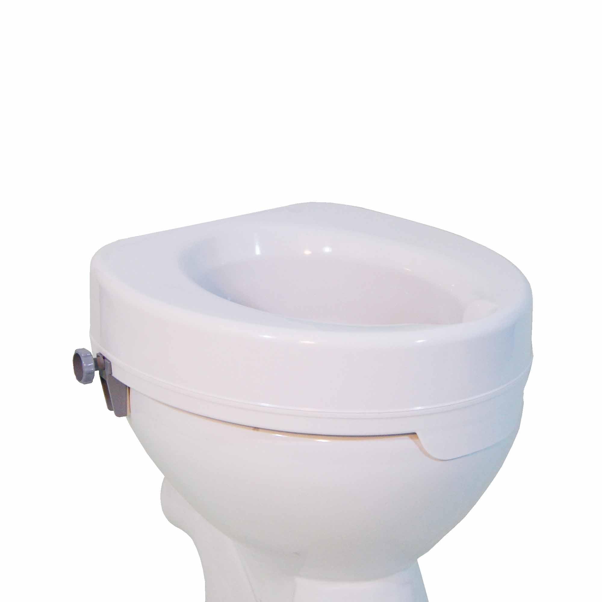 Drive Medical mit Deckel, Toilettensitzerhöhung Ticco 2G, weiß