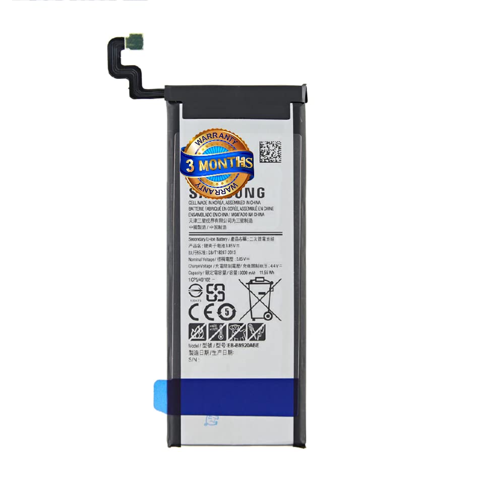 Image of Original EB-BN920ABE 3000mAh Replacement Part for Samsung Galaxy Note 5, N920T, N920,SM-N9208,N9208, (3 Months Warranty)