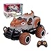 Suszian Voiture télécommandée, Mini Dinosaures Voiture télécommandée Mini Monster Cars Durable drôle Monster Remote Control Car, 14 * 8.5 * 8CM