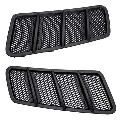 Rejillas de radiador delanteras que optimizan el flujo de aire en capó de coche W166 ML y GL
