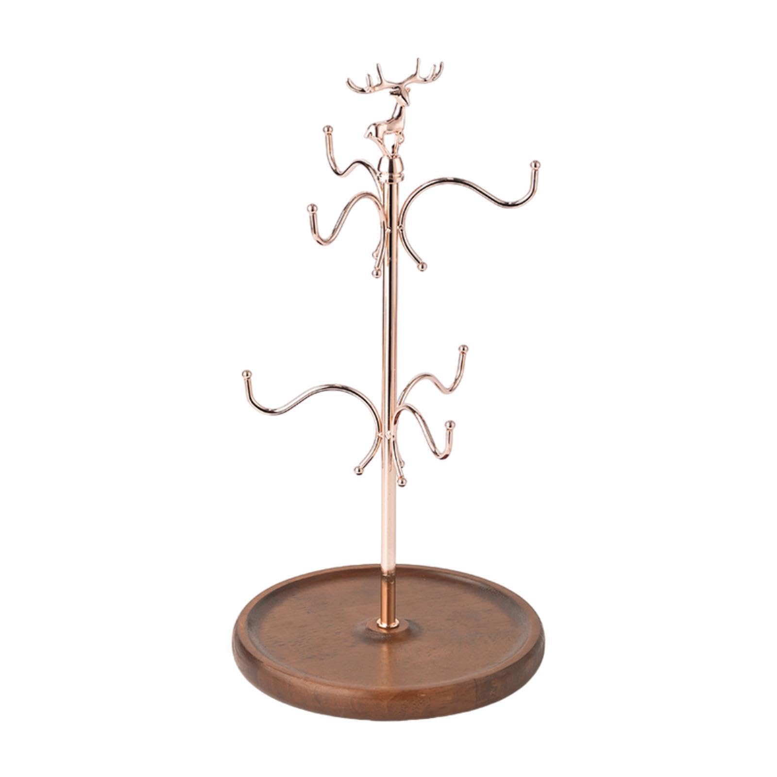 YIXANNX Functional Coffee Mug Rack With Six Hooks Provides Elegant Way To Showcase Favorite Coffee Mugs Can Be Used For Long Time. Tea Cup Organizer Hanger