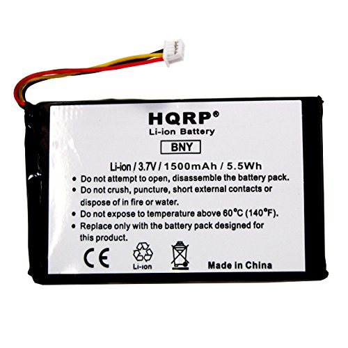 HQRP 1500mAh Battery Compatible with Magellan Maestro 4200 4210 4220 4250 K4790SA108821 GPS Navigator Coaster