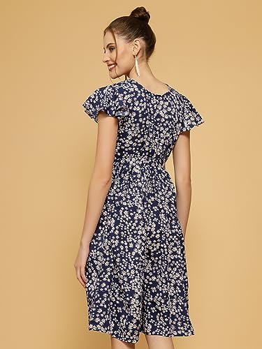 Image of OOMPH! Women's Fit and Flare Knee Length Dress