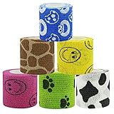 vendas veterinaria 🐶Estos vendajes para mascotas son multifuncionales, también puede usarlos para envolver muchos artículos para proporcionar un agarre adicional y evitar rasguños.