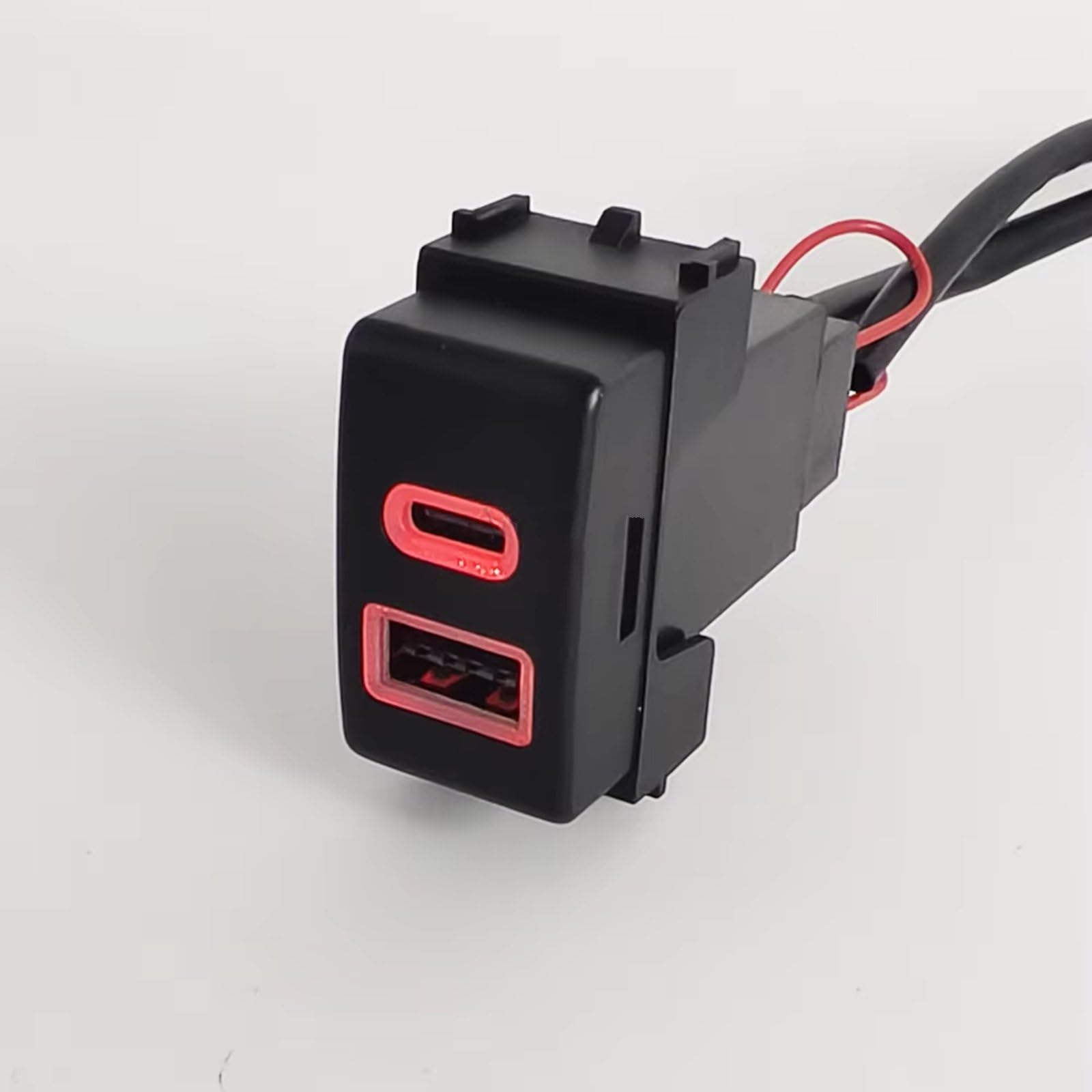 Presa USB Per Console Compatibile Con Nissan Per Sylphy Per X-Trail Car QC3.0 Ricarica Audio Doppie Porte Presa Adattatore Caricabatterie Ricambi Auto