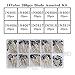 QLOUNI 200pcs 10 Value Rectifier Diode 1N4001~1N5819 Zener Diode Assortment Kit with Label & Clear Box