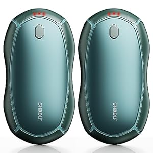 Hand Warmers Rechargeable 2 Pack – 15Hrs Long Heating Rechargeable Heater, Reusable Handwarmers, Portable Pocket Electric Hand Warmer Use As Winter Warm Christmas Birthday Gift