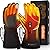 GoSkala Heated Gloves for Men Women, Rechargeable Electric Thermal Hand Warmers with Touchscreen, Waterproof Winter Gear for Skiing, Hiking, Outdoor Work, Raynaud Relief,L