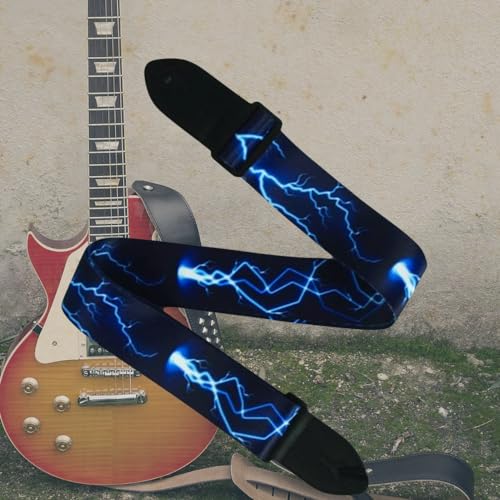 Image of DEVICE OF URBAN INFOTECH Guitar Strap Belt for Acoustic & Electric Guitar Adjustable Buckle Guitar Strap Modern Design Guitar Belt For Acoustic /Bass /Electric Guitars