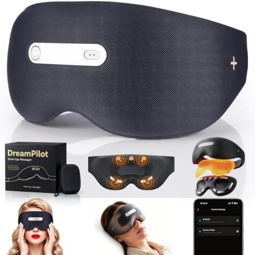 AI Smart Sleep Mask Aid Machine, Sleep Eye Mask with Sleep Monitoring, APP Control, White Noise...