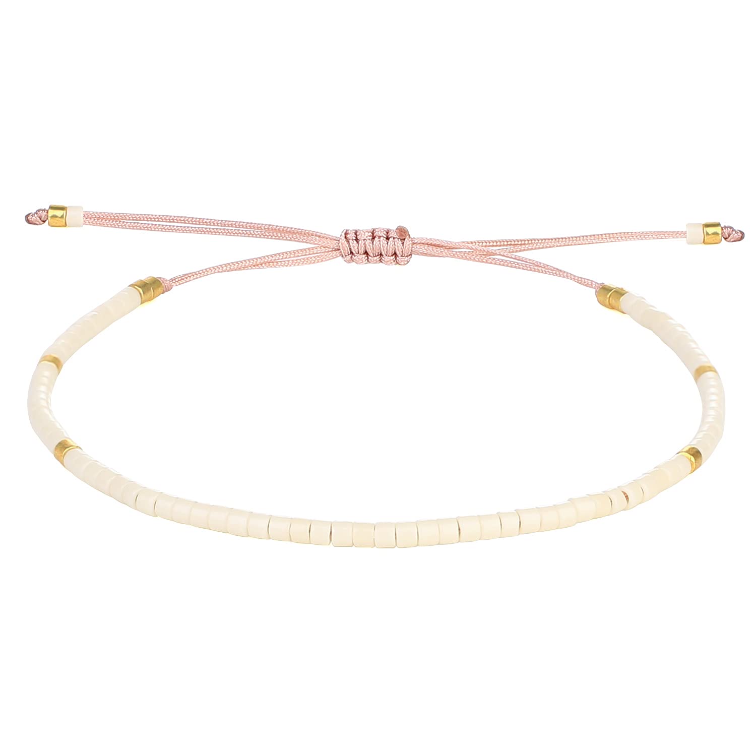 KELITCH Pulseras Amistad con Cuentas Concha Cristal Color Bohemio Pulsera Hecha A Mano Brazaletes Joyería para Mujer — view 58