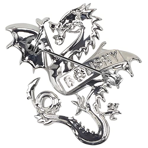 Image of WEVENI Alloy Fantasy Dinosaur Dragon Brooch Enamel Pins for Women Lady Girl Fashion Jewelry Gift
