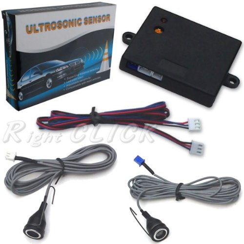 Rightclick Ultrasonic Sensors For Car Alarm - 2 Pack - Black - Physical Controls - Car Compatible