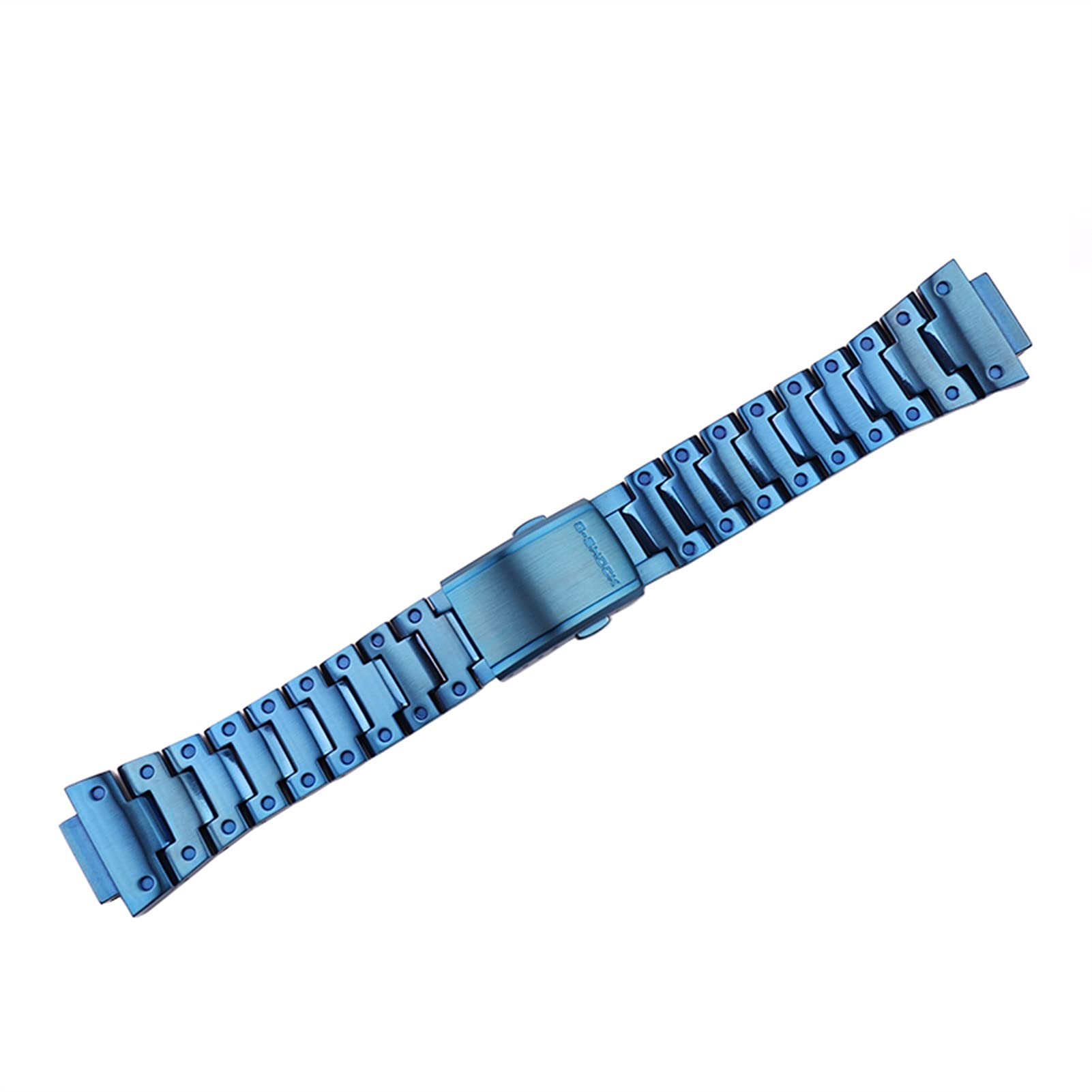 PZZZHF Stainless Steel Strap Watch Case Men's Accessories DW5600 DW5000 DW5030 DW5035 Metal Bracelet